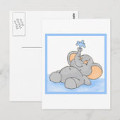 Im Wasser spielen Postkarte (Vorne/Hinten)
