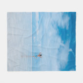 Im Wasserkörper stehende Person Fleecedecke (Vorderseite (Horizontal))