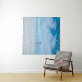 Im Wasserkörper stehende Person Wandteppich (Beispiel (Horizontal))
