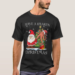 Im Weihnachtsbaum einen Kraken Weihnachtsoctopus t T-Shirt