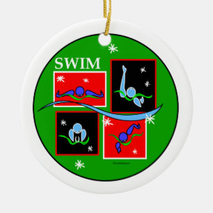 IM Weihnachtsmorgen Keramik Ornament