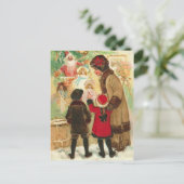 Im Weihnachtsspielzeugladen Postkarte (Stehend Vorderseite)