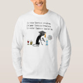 Im Wein gibt es Weisheit Funny Wine Sprichwort T-Shirt (Vorderseite)