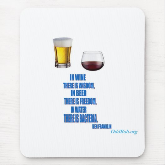 Im Wein… Mousepad (Vorne)