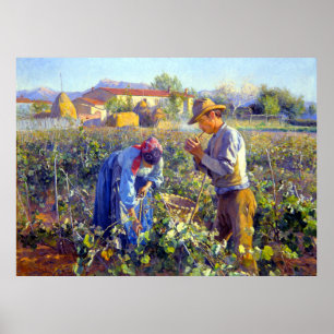 Im Weinberg Elin Danielson-Gambogi 1898 Poster