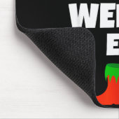 I'm Weiner Elf Family Pajama Christmas Dachshund D Mousepad (Ecke)