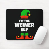 I'm Weiner Elf Family Pajama Christmas Dachshund D Mousepad (Mit Mouse)