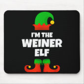 I'm Weiner Elf Family Pajama Christmas Dachshund D Mousepad (Vorne)