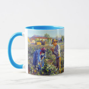 Im Weingarten Elin Danielson 1898 Tasse