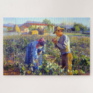 Im Weingarten Elin Danielson-Gambogi 1898 Puzzle