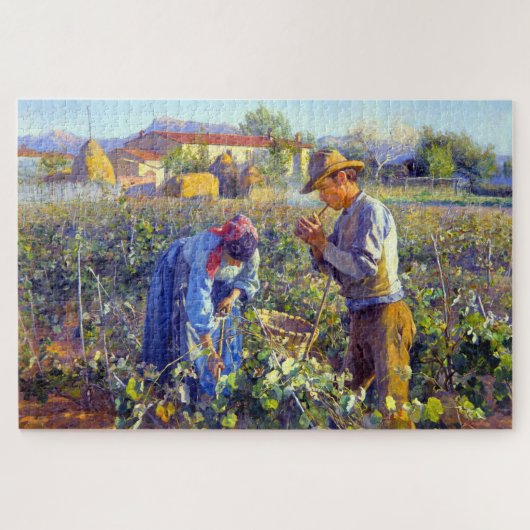 Im Weingarten Elin Danielson-Gambogi 1898 Puzzle (Horizontal)