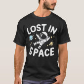 Im Weltraum-Astronaut-T - Shirt verloren (Vorderseite)