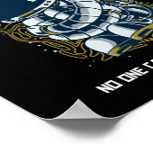 Im Weltraum kann niemand Furz hören - Furz Joke Poster (Ecke)