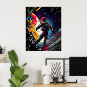 Im Weltraum verloren: Eine kosmische Reise Poster (Heimbüro)