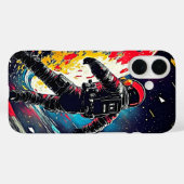 Im Weltraum verloren: ReRo Astronaut iPhone Case (Rückseite (Horizontal))