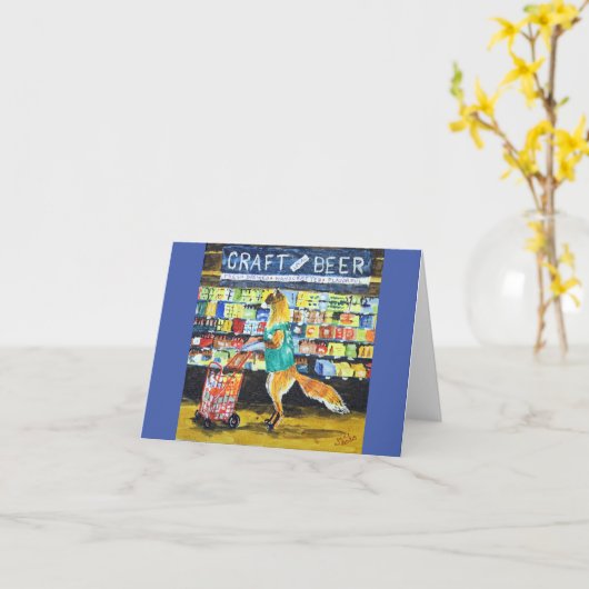 "Im Wesentlichen Employee" Blank Greeting Card Karte (Gelbe Blume)