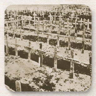 Im Westen nichts neues: Ein deutscher Friedhof in Getränkeuntersetzer