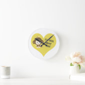 I'm Wild about You Monkey Runde Wanduhr (Zuhause)