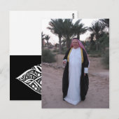 Im wilden Arabien Postkarte (Vorne/Hinten)