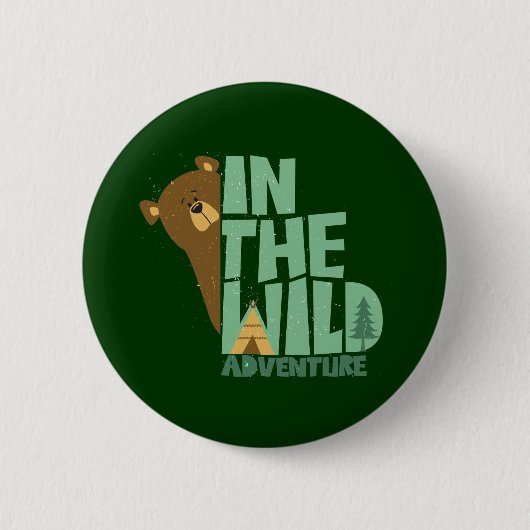 Im wilden Erlebnisbär Button (Vorderseite)