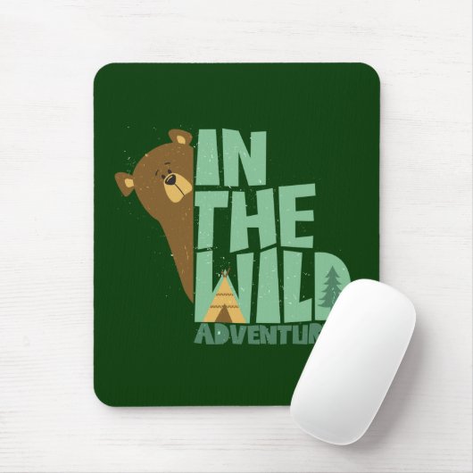 Im wilden Erlebnisbär Mousepad (Mit Mouse)