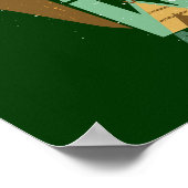 Im wilden Erlebnisbär Poster (Ecke)