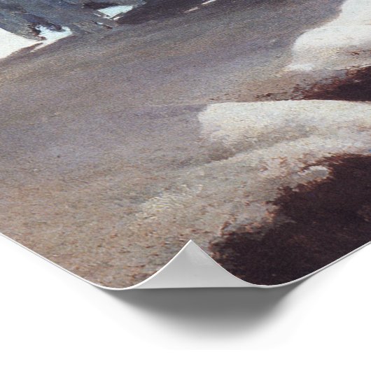 Im wilden Norden Ivan Shishkin Poster (Ecke)