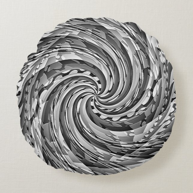 Im Wind... Rundes Kissen (Vorderseite)