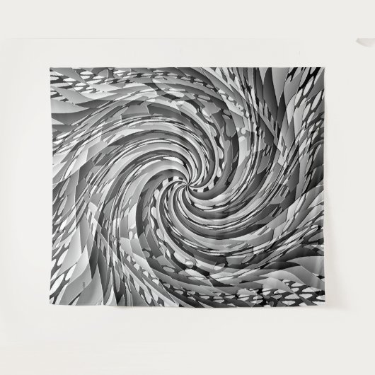 Im Wind... Wandteppich (Vorderseite (Horizontal))