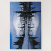 Im Winter erleben Sie den See Puzzle (Vertikal)