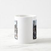 Im Winter Gewartet Pferde aus Amish Kaffeetasse (Mittel)