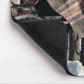 Im Winter Gewartet Pferde aus Amish Mousepad (Ecke)