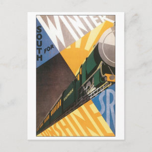 Im Winter im Süden Postkarte