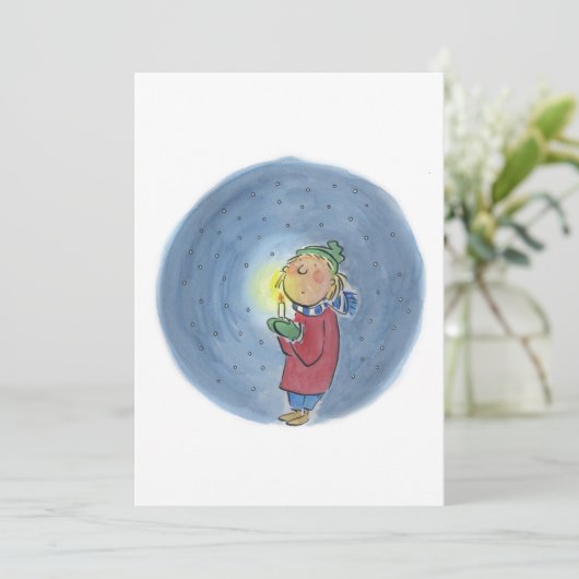 Im Winter in Bleak Einladung (Stehend Vorderseite)