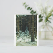 IM WINTER Ivan Shishkin 1883 Feiertagspostkarte (Stehend Vorderseite)