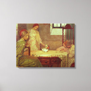 Im Winter Leinwanddruck