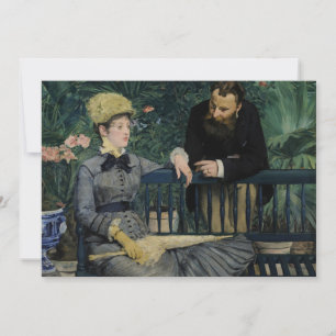 Im Wintergarten   Édouard Manet