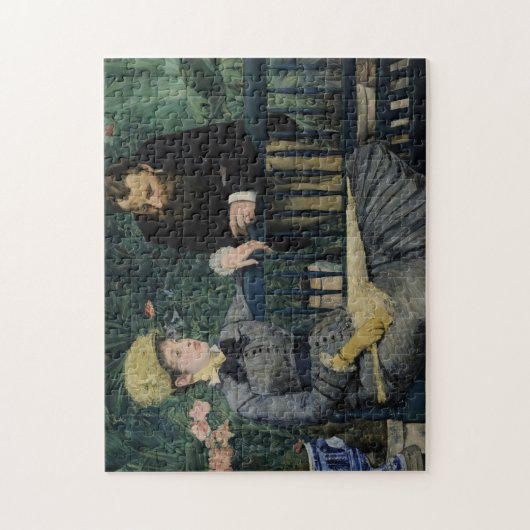 Im Wintergarten | Édouard Manet Puzzle (Vertikal)