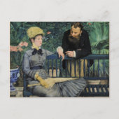 Im Wintergarten von Edouard Manet Postkarte (Vorderseite)