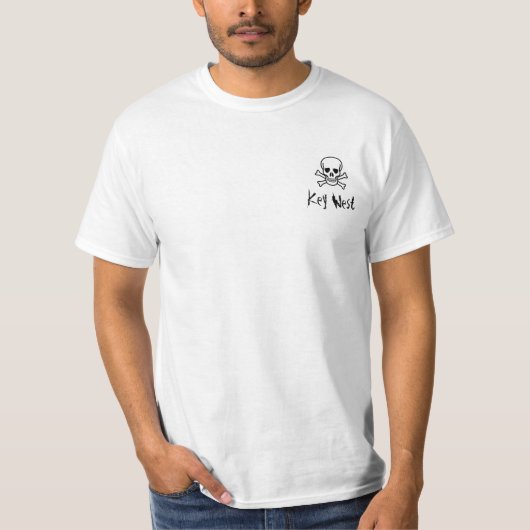 Im wirklichen Leben bin ich ein Pirat, Key West T-Shirt (Vorderseite)