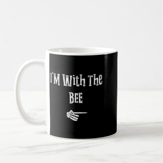 I'm With Bee Halloween Costume Funny Couples Match Kaffeetasse (Links)