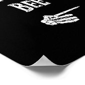 I'm With Bee Halloween Costume Funny Couples Match Poster (Ecke)