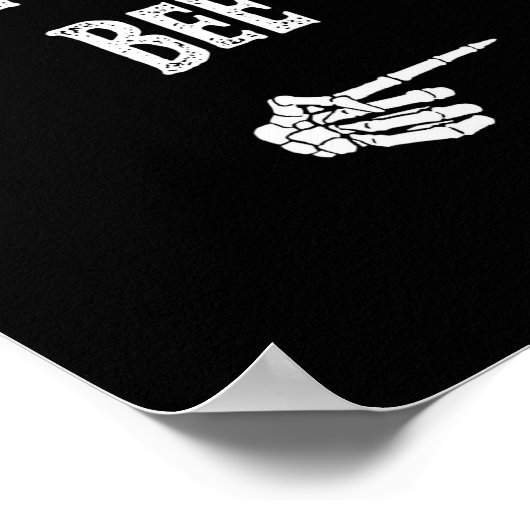 I'm With Bee Halloween Costume Funny Couples Match Poster (Ecke)