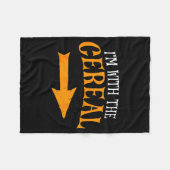 I'm With Cereal Halloween Costume Funny Couples Ce Fleecedecke (Vorderseite (Horizontal))