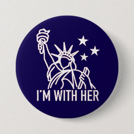 I'm With Her Button