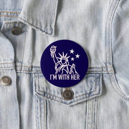 I'm With Her Button (Beispiel)