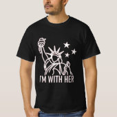 I'm With Her T-Shirt (Vorderseite)