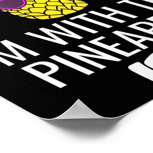 I'm With Ne Shirt Funny Ne Halloween Costume Poster (Ecke)