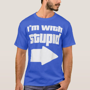 I'm With Stupid Best Funny BFF Halloween Costume s T-Shirt