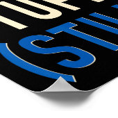 I'm With Stupid (still) - Anti-trump Poster (Ecke)